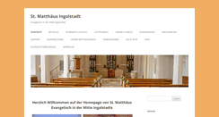 Desktop Screenshot of matthaeus-ingolstadt.de