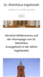 Mobile Screenshot of matthaeus-ingolstadt.de