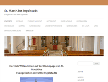 Tablet Screenshot of matthaeus-ingolstadt.de